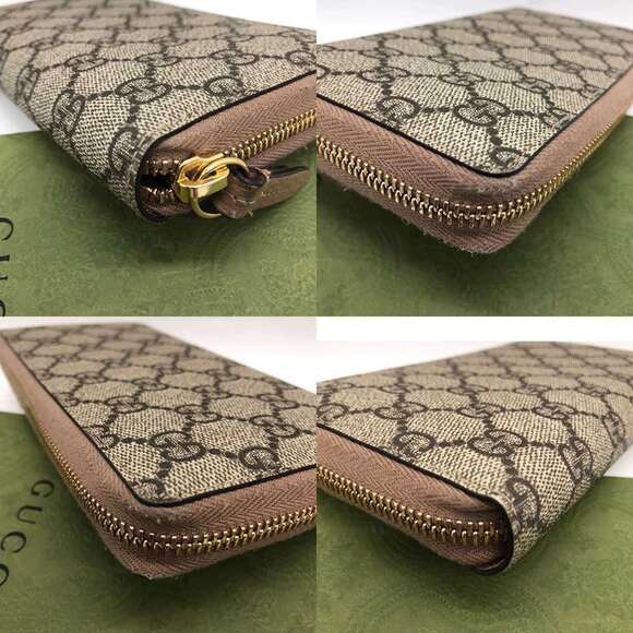 GUCCI Beige Leather Wallet - Picture 4 of 6